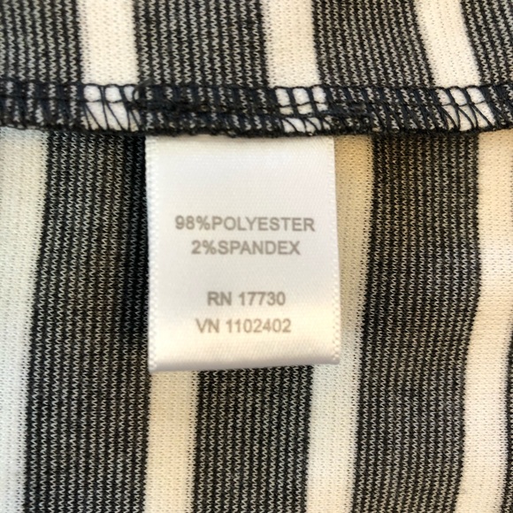 Xhilaration Black & White Striped Knit Blazer - Picture 8 of 13